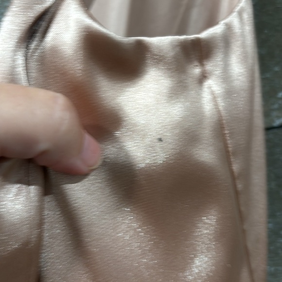 Galina Signature David’s Bridal satin dress with pockets size 8 - Picture 10 of 10